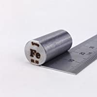 Pure Iron Metal Rod 99.95% 12grams 10 diameter x20mm Longitud Elemento Fe Muestra